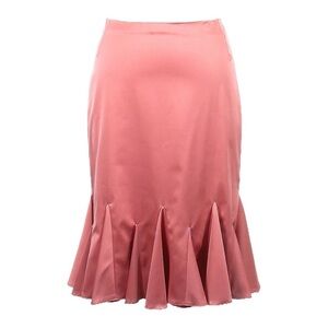 JS Collections Pink Midi Skirt